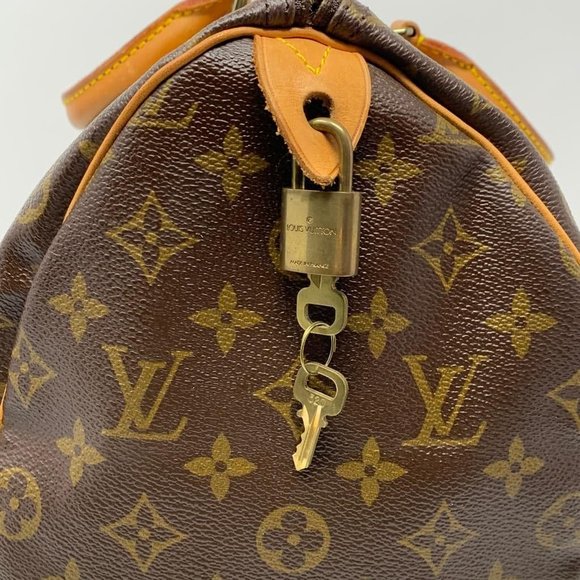 AUTH LOUIS VUITTON MONOGRAM SPEEDY 35 HAND BAG - Picture 12 of 15